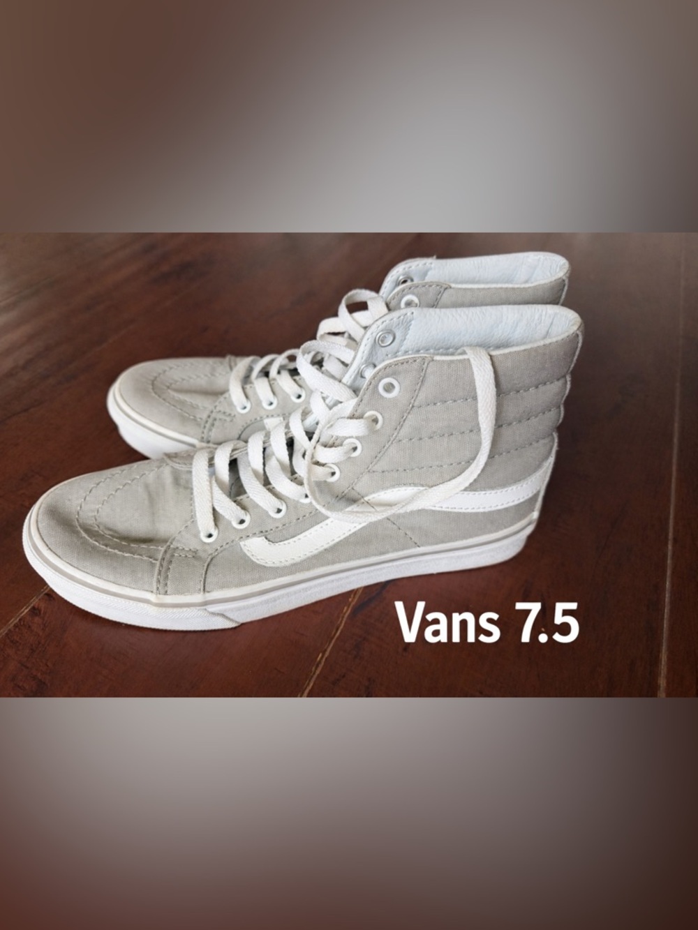 Vans Gray High-Top Sneakers